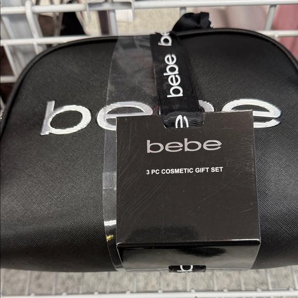 bebe Accessories - Bebe Black 3-Piece Cosmetic Set